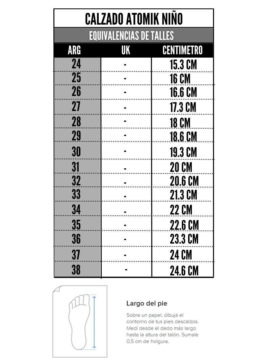 Tabla de talles